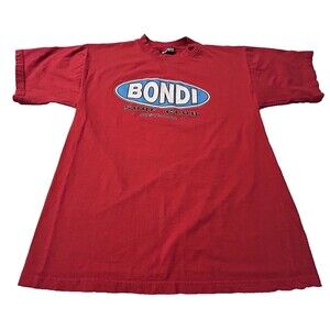 Men’s Vintage BONDI Beach Surf Club (Australia) Red T-shirt Size Men's XL